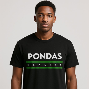 Pondas Realify Black Tees